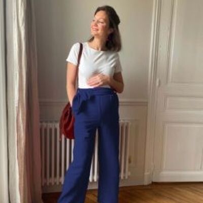 Navy Blue Pampelonne Trousers
