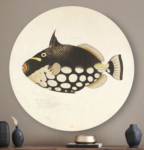 HIP ORGNL® Black Fish Round - Ø 80 cm