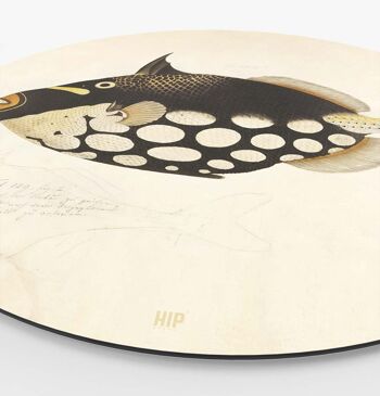 HIP ORGNL® Poisson Noir Rond - Ø 80 cm 2