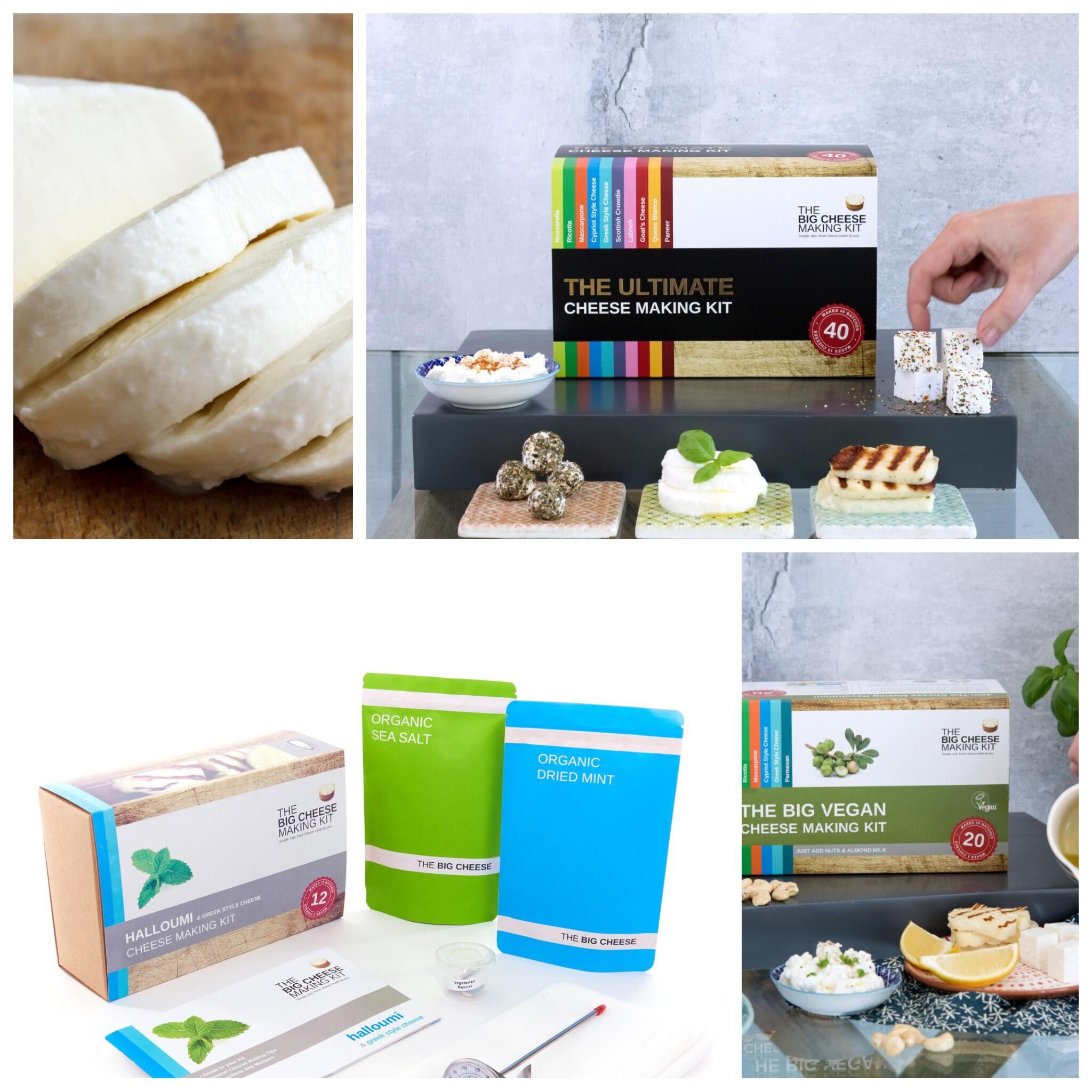 Pacchetto BEST SELERS! Il Big Cheese Making Kit - il regalo ideale per i buongustai