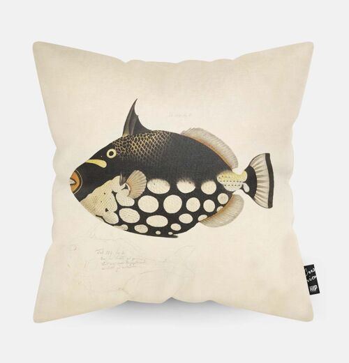 HIP ORGNL® Black Fish Cushion - 45 x 45 cm