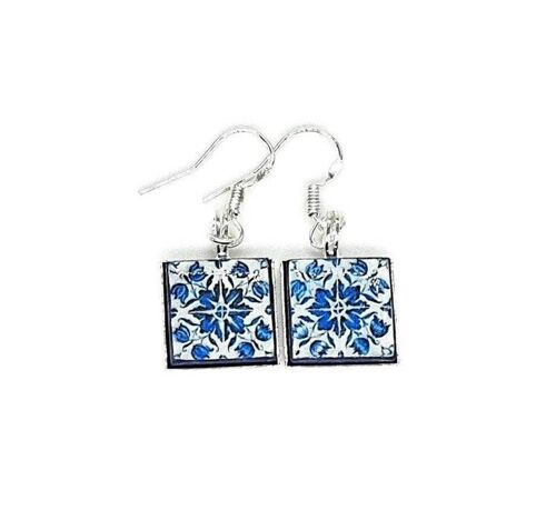 Elizabeth - Porto Small Tiles Earrings