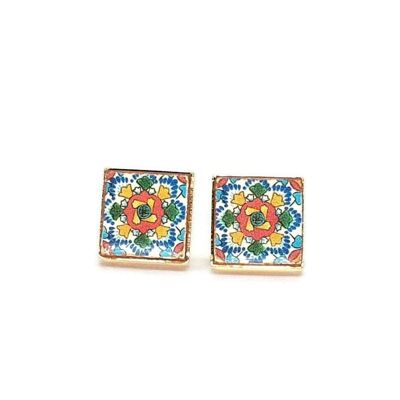 Abigail - Mexican Tiles Earrings