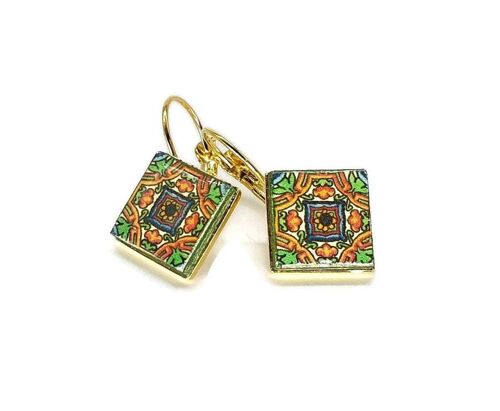 Sophia - Mexican Tile Earrings