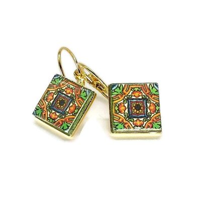Sophia - Mexican Tile Earrings