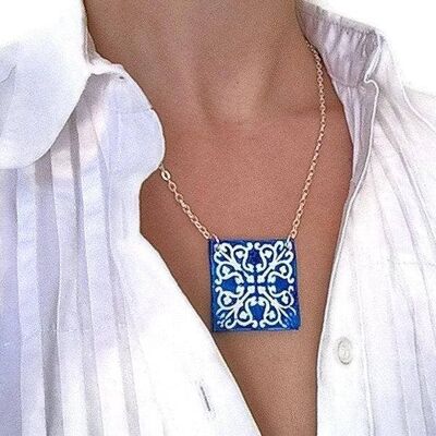 LARA - Collana Azulejo blu
