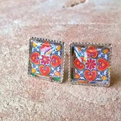 Small Mexican Stud Earrings