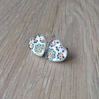 Moroccan Heart Earrings