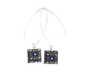 Petites boucles d'oreilles pendantes marocaines 1