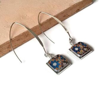 Petites boucles d'oreilles pendantes marocaines 3