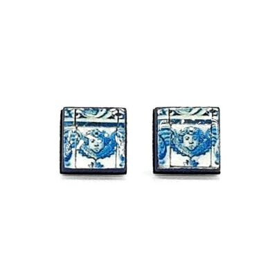 ADELAIDE - Angel Tile Stud Earrings