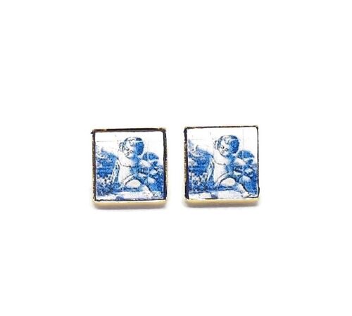 EVANGELINE - Angel Tile Earrings