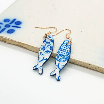 SCARLET - Portuguese Sardines Earrings