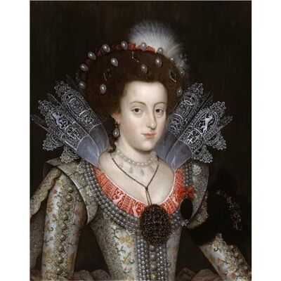 ELIZABETH STUART, QUEEN OF BOHEMIA , 10" x 8"