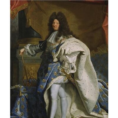 LOUIS XIV, 1701 , 20" x 16"
