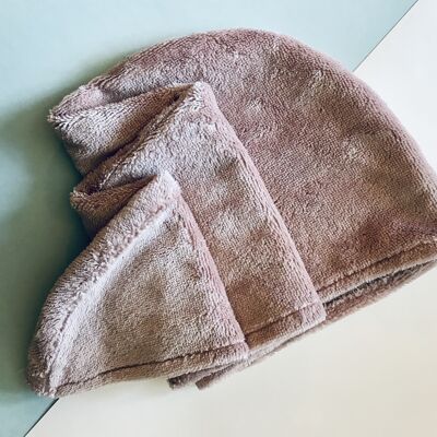 Gray drying turban