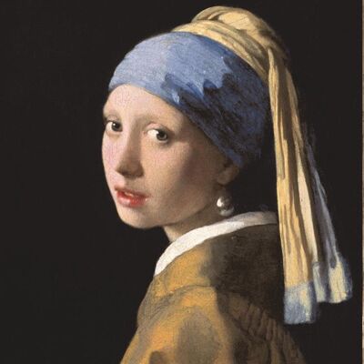 GIRL WITH A PEARL EARRING , 14" x 11"