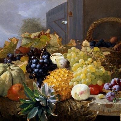 ABUNDANCE OF FRUIT , 40" x 30"