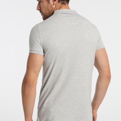 BENDORFF - Basic Pique Logo Embroidery Polo Shirt | Comfort |Grey-S