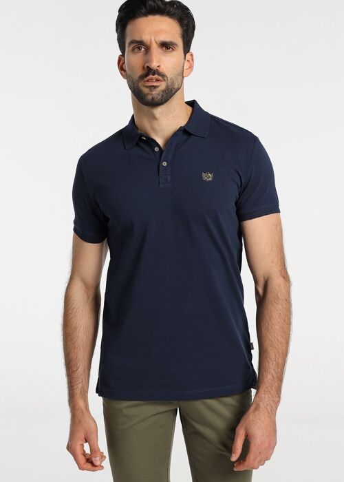 BENDORFF - Polo short sleeve Pique Logo  Embroidery | Confort |Blue-