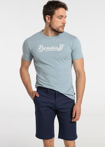 BENDORFF - T-shirt manches courtes Vigore Brandering | Confort |Bleu Clair-