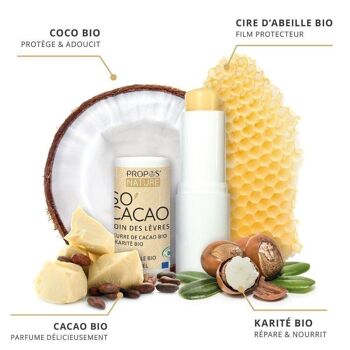 STICK LEVRES SO'CACAO BIO - AU BEURRE DE KARITE ET DE CACAO - 4,5G 8