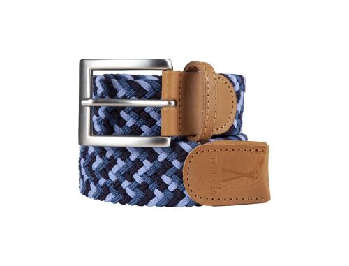 Ceinture tressée Bleu Bleu Bleu