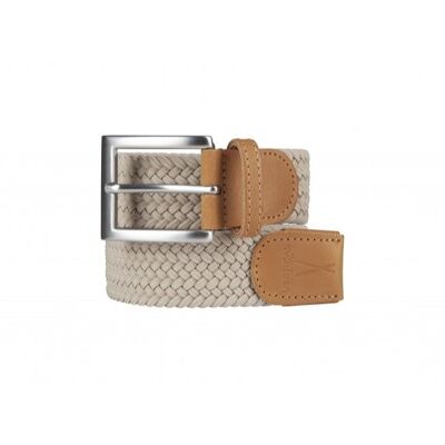 Ceinture tressée Beige