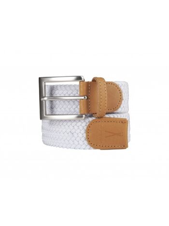 Ceinture tressée Blanc 1