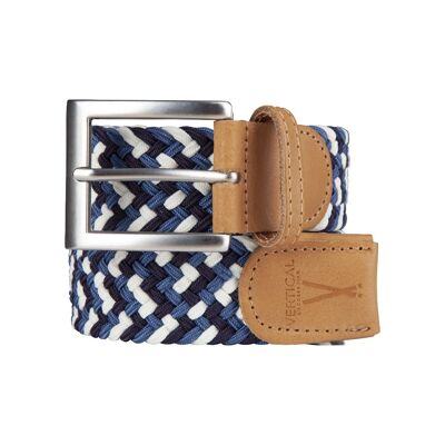 Braided belt Blue Blue White