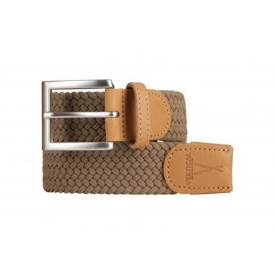 Ceinture tressée Noisette