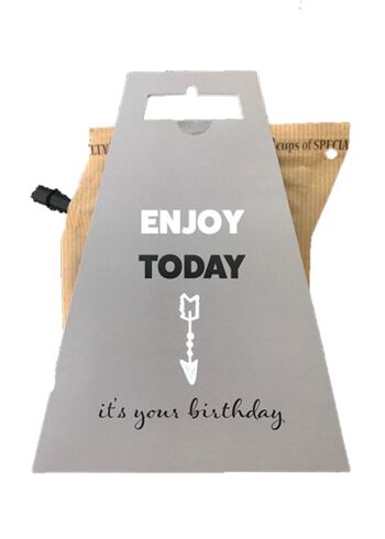 PROFITEZ AUJOURD'HUI * Carte-cadeau d'infuseur de café d'ANNIVERSAIRE