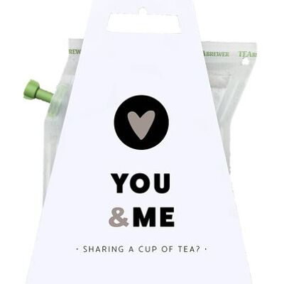 YOU&ME • COMPARTIENDO UNA TAZA DE TÉ tarjeta de regalo teabrewer