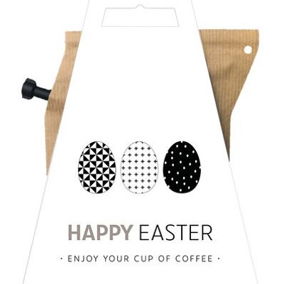 HAPPY EASTER coffee brewer gift card