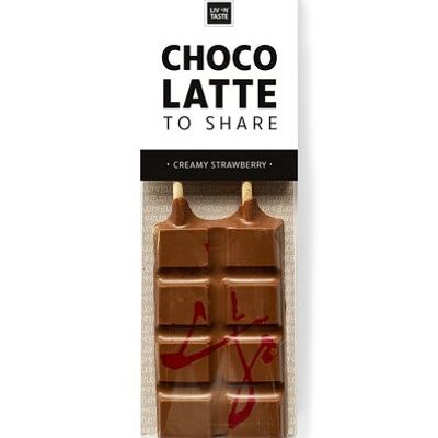CHOCOLATE LATTE • CREAMY STRAWBERRY