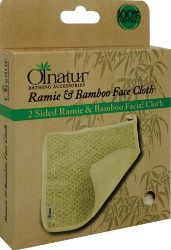 Tissu pour le visage Ramie et bambou double face, tissu pour le visage exfoliant, tissu nettoyant pour le visage à 2 côtés, tissu pour le visage écologique 5