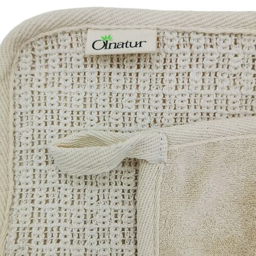 Double Sided Ramie & Bamboo Face Cloth, Exfoliating Face Cloth, 2 Sided Facial Cleansing Cloth, Eco Friendly Face Cloth