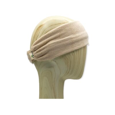 Fascia per capelli in bambù e cotone, fascia per trucco, fascia ultra morbida per lavare il viso, fascia spa regolabile