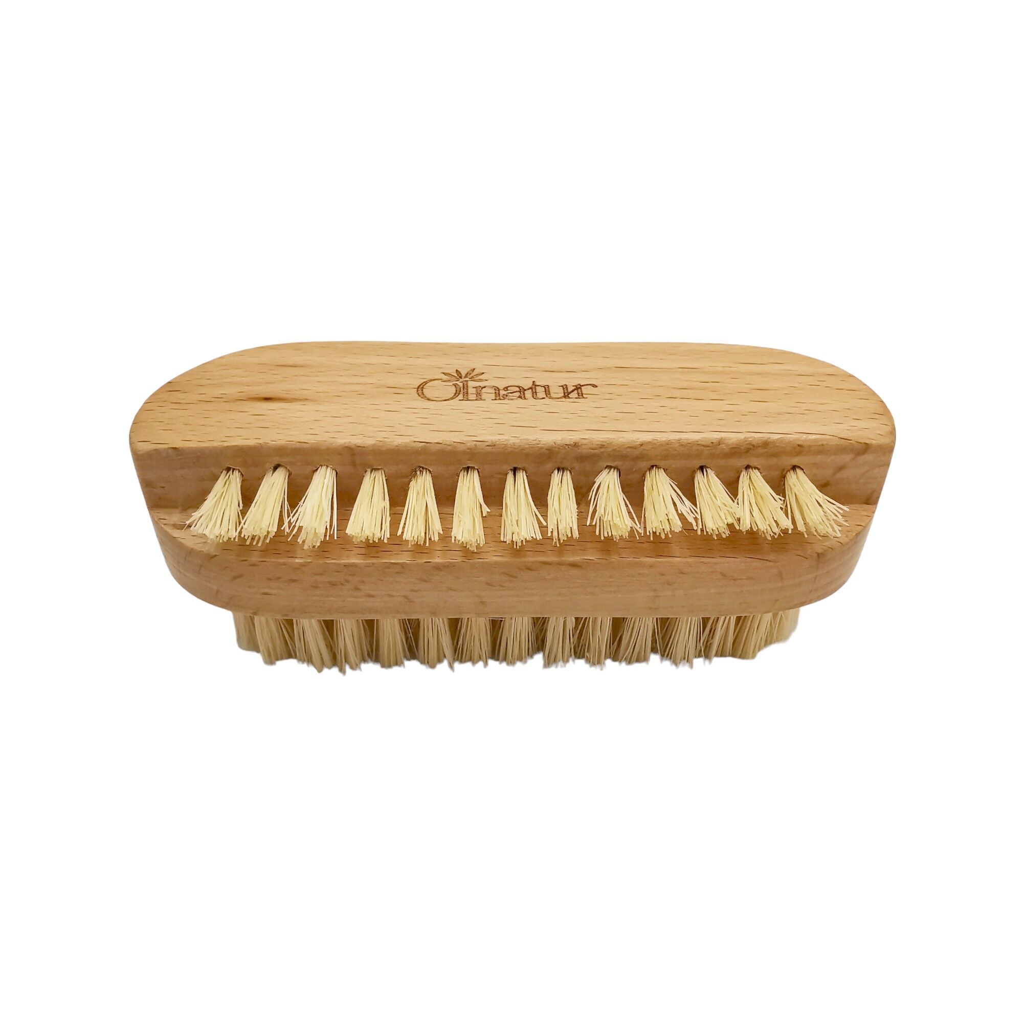 Beechwood & Cactus Nail Brush, Dual Sided Nail Brush with Cactus Bristles, Natural Fingernail Brush, Beechwood Manicure Brush