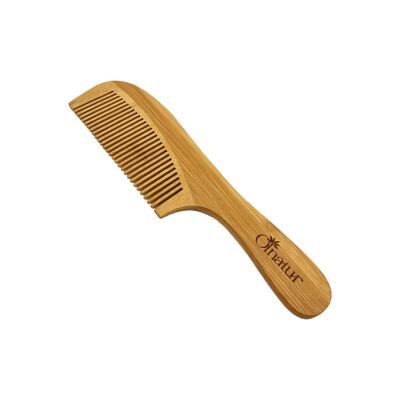 Bamboo Comb, Wide Tooth Comb, Anti-frizz Comb, Anti-static Detangler, Bamboo Hair Comb