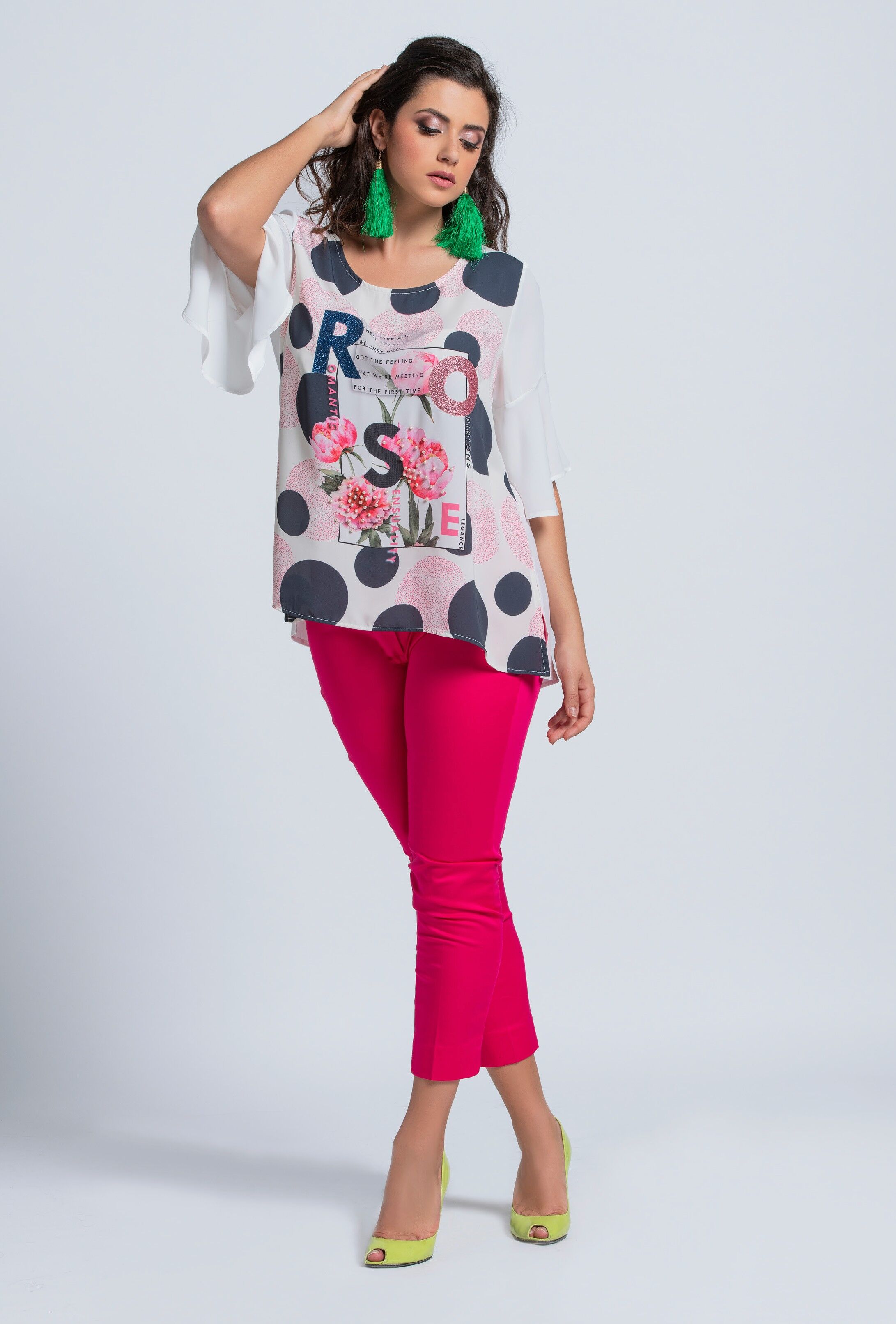 Capri rasatello in cotone unito con frisi