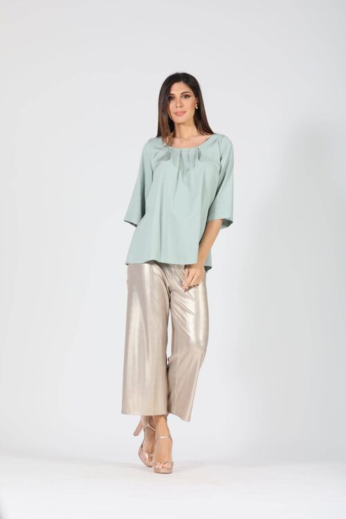 Casacca con piegoni sul davanti