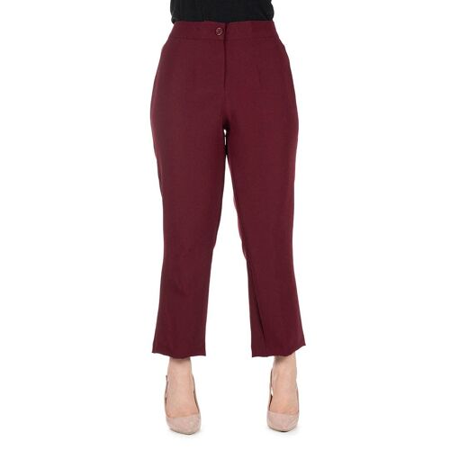 Pantalone a trombetta Bordeaux