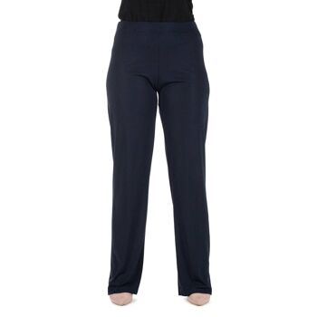 Pantalon jersey léger basique bleu