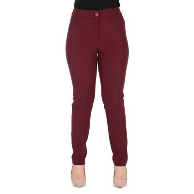 Technical trousers with elastic on the back Bordeaux