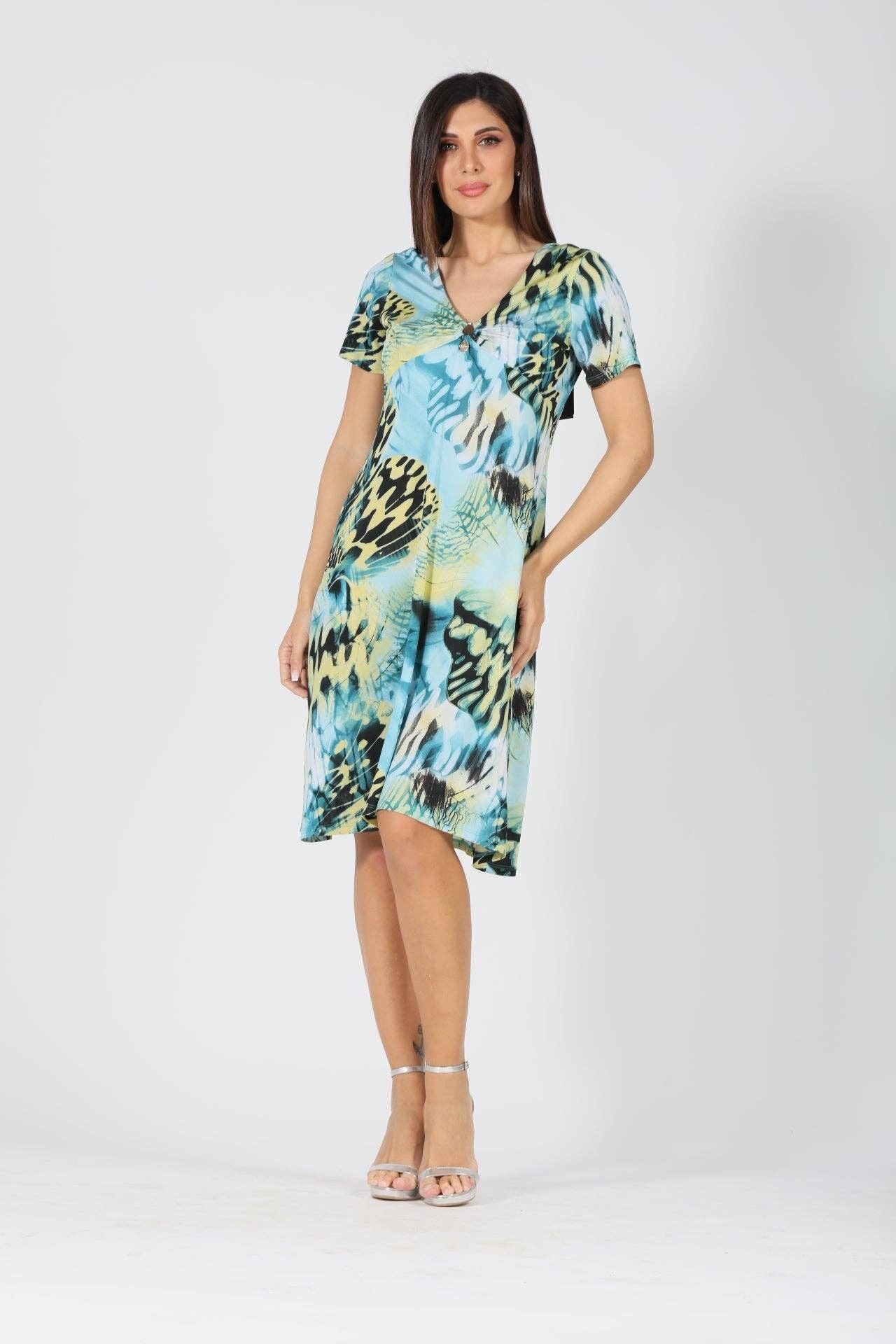 Vestito midi con cerchietto