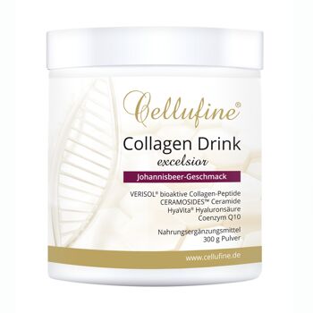 Cellufine® Premium Collagène Boisson EXCELSIOR Groseille - 300 g 1