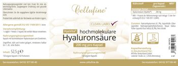 Capsules d'acide hyaluronique Cellufine® HyaVita® 200 mg - 150 capsules végétaliennes 4