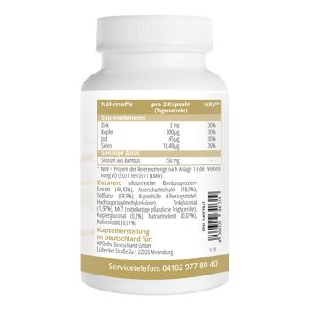 Cellufine® Capsules de Silicium PLUS Oligo-Éléments - 120 capsules végétaliennes 2