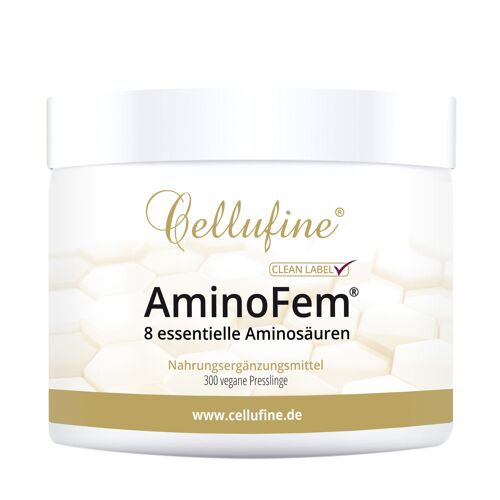 Cellufine® AminoFem® - 8 essentielle Aminosäuren - 300 vegane Presslinge